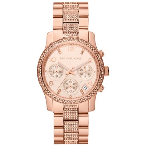 michael kors watches pink rose|rose gold mk watch women's.